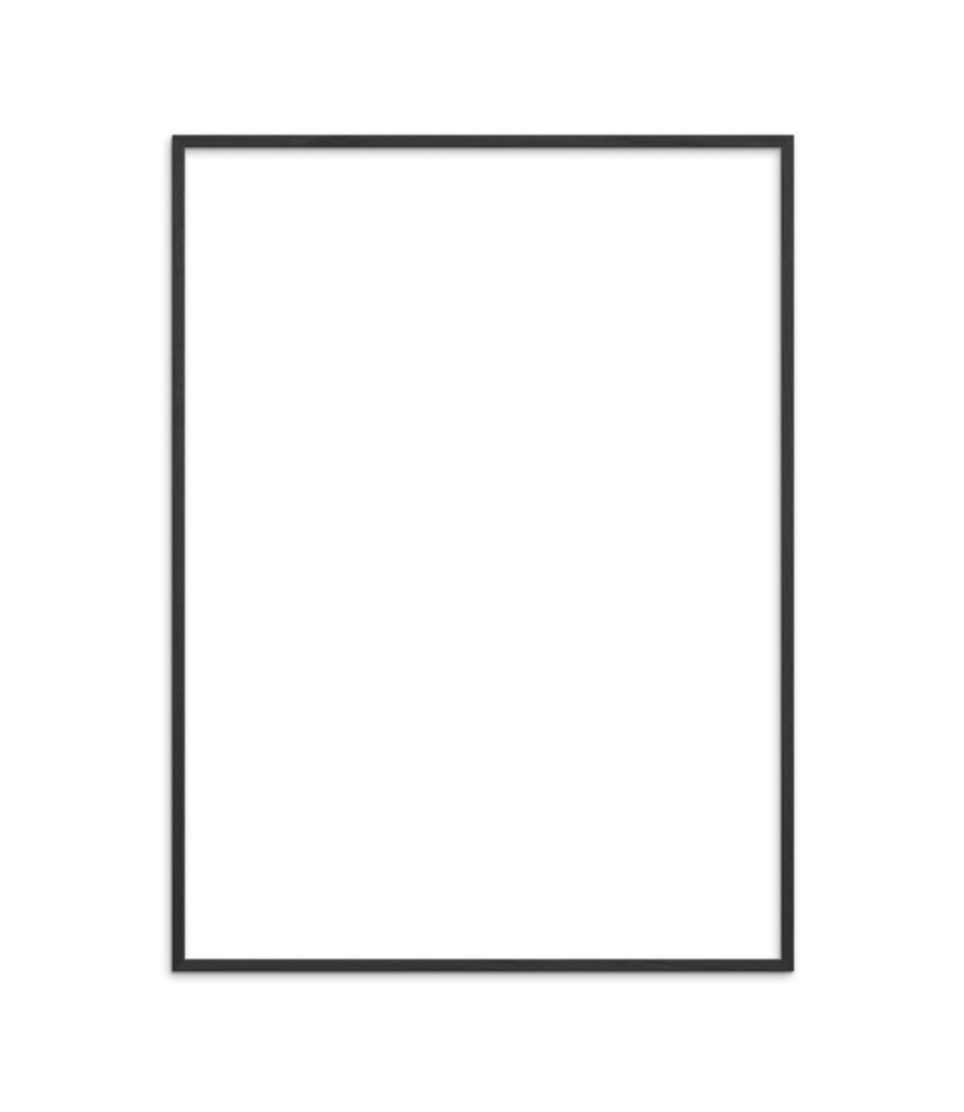 Novictus Houten zwarte fotolijst 40x50cm met glas