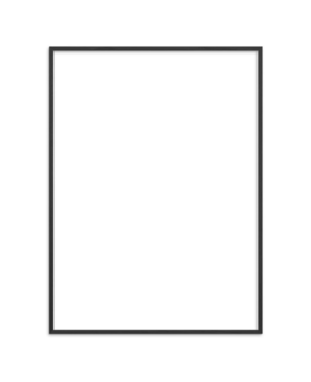 Novictus Wooden black photo frame 40x50cm with glass