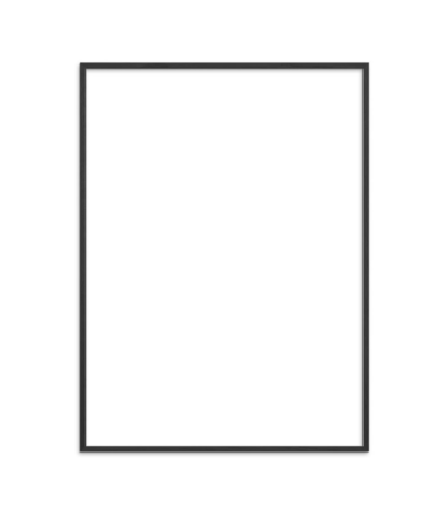 Novictus Houten zwarte fotolijst 40x50cm met glas