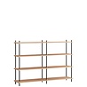 Moebe Moebe Shelving system S.115.2.B (diverse kleurencombinaties) Moebe Moebe Shelving system S.115.2.B (diverse kleurencombinaties)