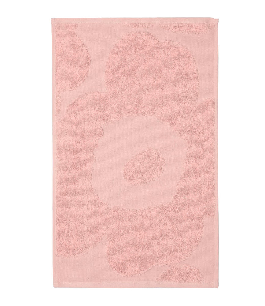 Marimekko Marimekko Unikko handdoek 32x50cm roze Marimekko Marimekko Unikko handdoek 32x50cm roze