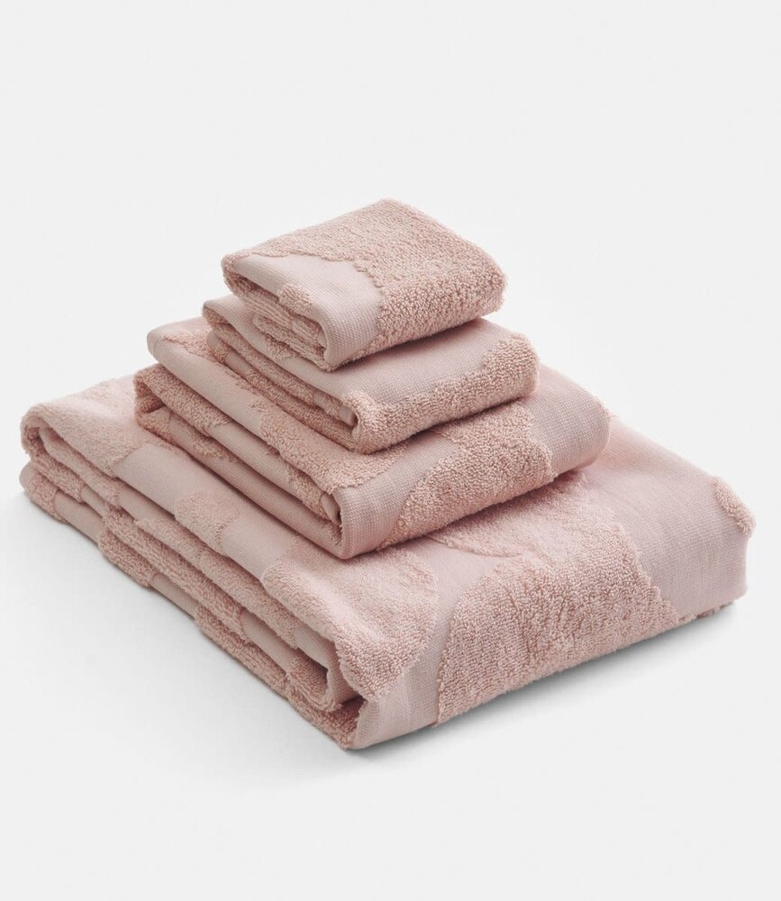 Marimekko Marimekko Unikko towel 32x32cm pink Marimekko Marimekko Unikko towel 32x32cm pink