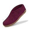 Glerups Glerups Shoe with leather sole (various sizes) Cranberry Slipper Glerups Glerups Shoe with leather sole (various sizes) Cranberry Slipper