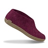 Glerups Glerups Shoe with leather sole (various sizes) Cranberry Slipper Glerups Glerups Shoe with leather sole (various sizes) Cranberry Slipper