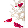 LOVI Lovi mini birds set of 3 (various colours) birch wood - 3D animal DIY package LOVI Lovi mini birds set of 3 (various colours) birch wood - 3D animal DIY package