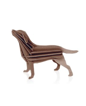 LOVI Lovi Labrador brown wood Birch plywood 3D-animal DIY package LOVI Lovi Labrador brown wood Birch plywood 3D-animal DIY package