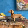 LOVI Lovi Dachshund cinnamon brown birch wood 3D - animal DIY package LOVI Lovi Dachshund cinnamon brown birch wood 3D - animal DIY package