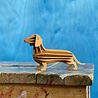 LOVI Lovi Dachshund cinnamon brown birch wood 3D - animal DIY package LOVI Lovi Dachshund cinnamon brown birch wood 3D - animal DIY package