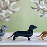 LOVI Lovi Teckel black birch wood 3D - animal DIY package LOVI Lovi Teckel black birch wood 3D - animal DIY package