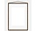 Moebe Frame Smoked Oak Transparent frame (various sizes)