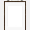 Moebe Moebe Frame Smoked Oak Transparent frame (various sizes) Moebe Moebe Frame Smoked Oak Transparent frame (various sizes)
