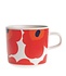 Marimekko Unikko Beker 2dl rood Marimekko Unikko Beker 2dl rood
