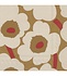 Marimekko Unikko Papieren Servetten 33x33cm donker creme rood