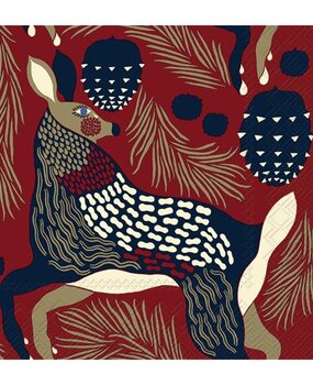 Marimekko Marimekko Peura Papieren Servetten 33x33cm Marimekko Marimekko Peura Papieren Servetten 33x33cm