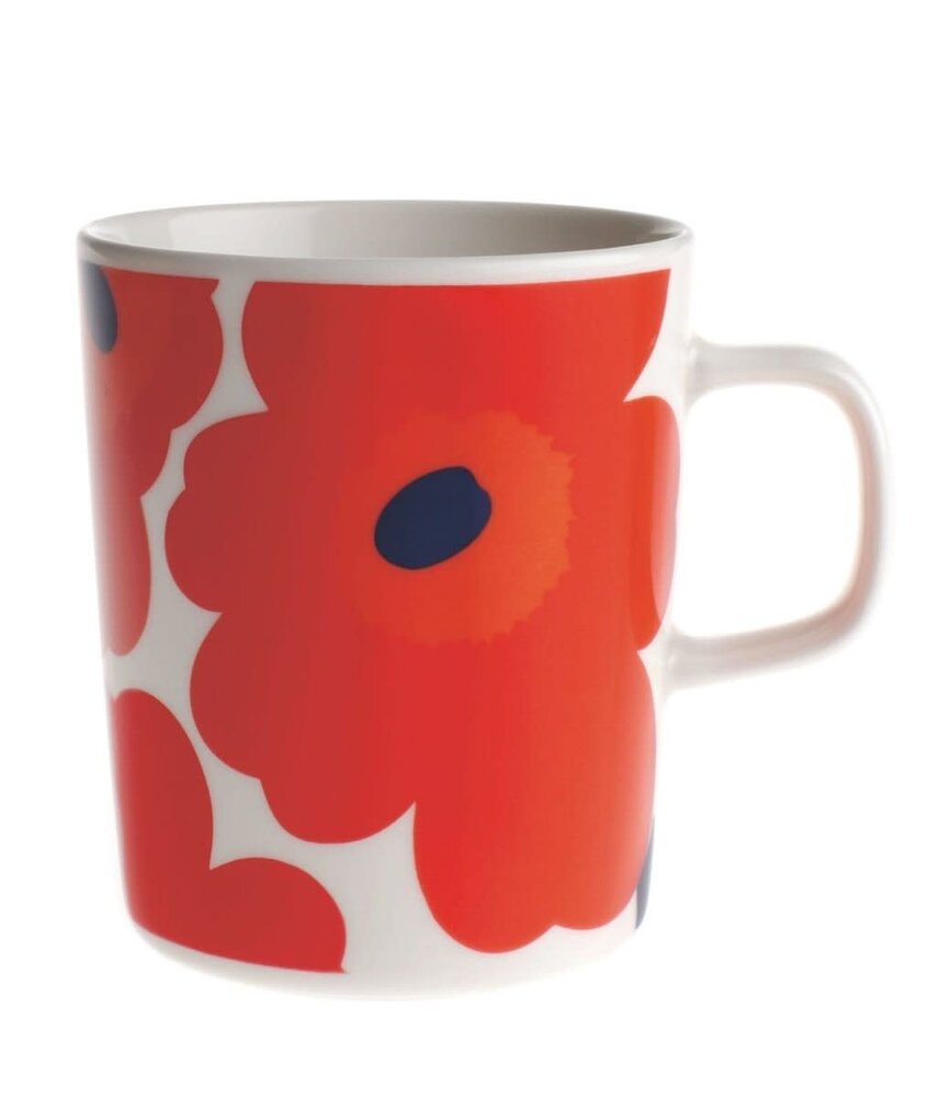 Marimekko Marimekko Unikko Beker 2,5dl rood Marimekko Marimekko Unikko Beker 2,5dl rood