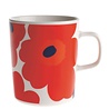 Marimekko Marimekko Unikko Beker 2,5dl rood Marimekko Marimekko Unikko Beker 2,5dl rood