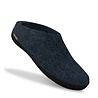 Glerups Glerups Slip-on met zwart rubber zool (diverse maten) Denim Pantoffel Glerups Glerups Slip-on met zwart rubber zool (diverse maten) Denim Pantoffel