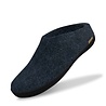 Glerups Glerups Slip-on met zwart rubber zool (diverse maten) Denim Pantoffel Glerups Glerups Slip-on met zwart rubber zool (diverse maten) Denim Pantoffel