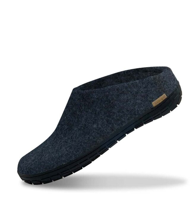 Glerups Glerups Slip-on met zwart rubber zool (diverse maten)  Denim Pantoffel