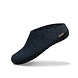 Glerups Glerups Slip-on met zwart rubber zool (diverse maten) Denim Pantoffel Glerups Glerups Slip-on met zwart rubber zool (diverse maten) Denim Pantoffel