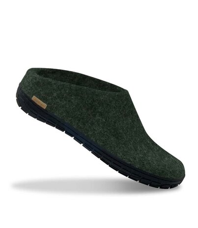 Glerups Glerups Slip-on with black rubber sole (various sizes) Forest Slipper Glerups Glerups Slip-on with black rubber sole (various sizes) Forest Slipper