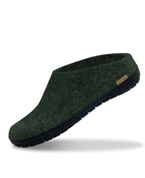 Glerups Glerups Slip-on with black rubber sole (various sizes) Forest Slipper Glerups Glerups Slip-on with black rubber sole (various sizes) Forest Slipper