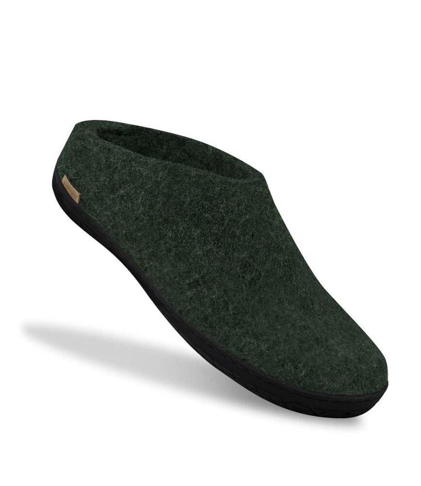 Glerups Glerups Slip-on with black rubber sole (various sizes) Forest Slipper Glerups Glerups Slip-on with black rubber sole (various sizes) Forest Slipper