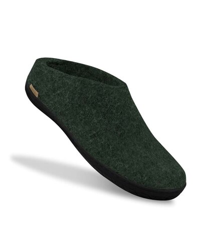 Glerups Glerups Slip-on met zwart rubber zool (diverse maten) Forest Pantoffel Glerups Glerups Slip-on met zwart rubber zool (diverse maten) Forest Pantoffel