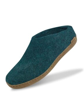 Glerups Glerups Slip-on with leather sole (various sizes) Petrol Slipper Glerups Glerups Slip-on with leather sole (various sizes) Petrol Slipper