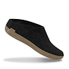 Glerups Glerups Slip-on Pantoffel Charcoal met leren zool (diverse maten) Glerups Glerups Slip-on Pantoffel Charcoal met leren zool (diverse maten)
