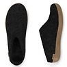 Glerups Glerups Slip-on Pantoffel Charcoal met leren zool (diverse maten) Glerups Glerups Slip-on Pantoffel Charcoal met leren zool (diverse maten)