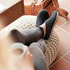 Glerups Glerups Slip-on Pantoffel Charcoal met leren zool (diverse maten) Glerups Glerups Slip-on Pantoffel Charcoal met leren zool (diverse maten)