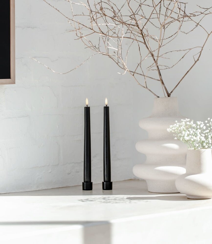 Uyuni Lighting Uyuni Kandelaar set van 2 mat zwart Uyuni Lighting Uyuni Kandelaar set van 2 mat zwart