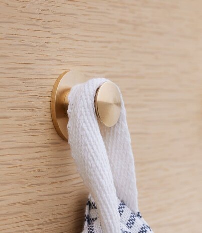 Moebe Moebe wandknop - kastdeurknop messing Moebe Moebe wandknop - kastdeurknop messing