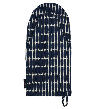 Marimekko Marimekko Alku oven mitt linen-cotton mix dark blue