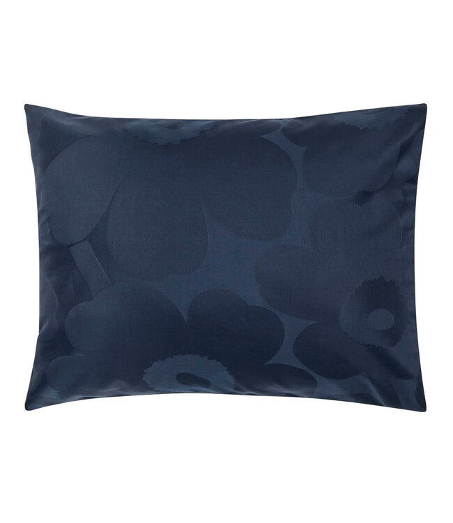Marimekko Marimekko 50 x 60 cm pillowcase Unikko dark blue