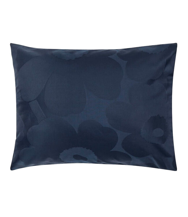 Marimekko Marimekko 60 x 63 cm-65 x 65 cm kussensloop Unikko donkerblauw