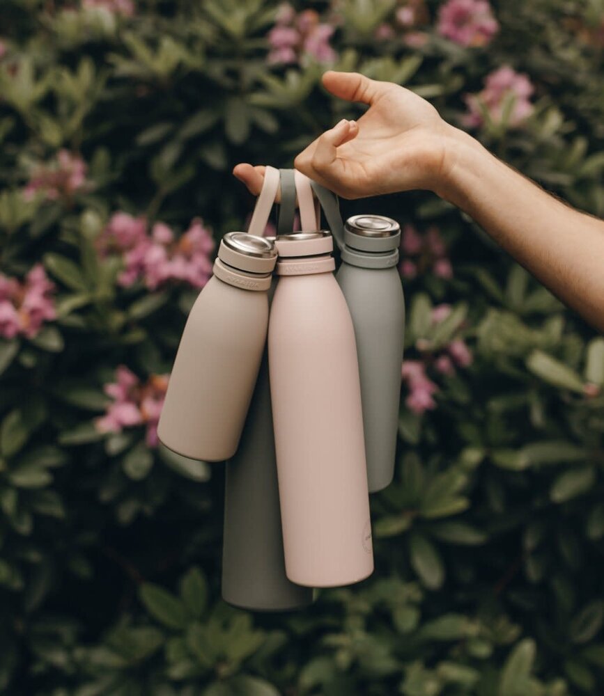 AYA & IDA AYA & IDA siliconen hengsel Beige voor Drinkfles Thermo 350 - 1000 ml van AYA & IDA