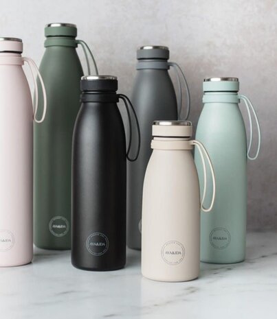 AYA & IDA AYA & IDA siliconen hengsel Mint Groen  voor Drinkfles Thermo 350 - 1000 ml van AYA & IDA