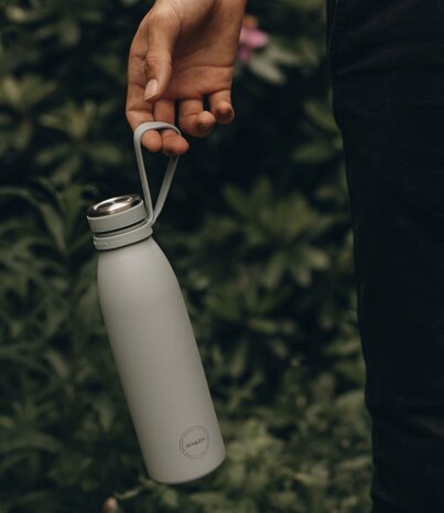 AYA & IDA AYA & IDA siliconen hengsel Mat Zwart voor Drinkfles Thermo 350 - 1000 ml van AYA & IDA