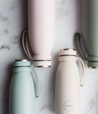 AYA & IDA AYA & IDA silicone handle Soft Pink for Drinking Bottle Thermo 350 - 1000 ml from AYA & IDA