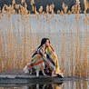 Klippan Klippan Gotland wollen plaid 130x200 van 25% Gotland wol Multi yellow Klippan Klippan Gotland wollen plaid 130x200 van 25% Gotland wol Multi yellow