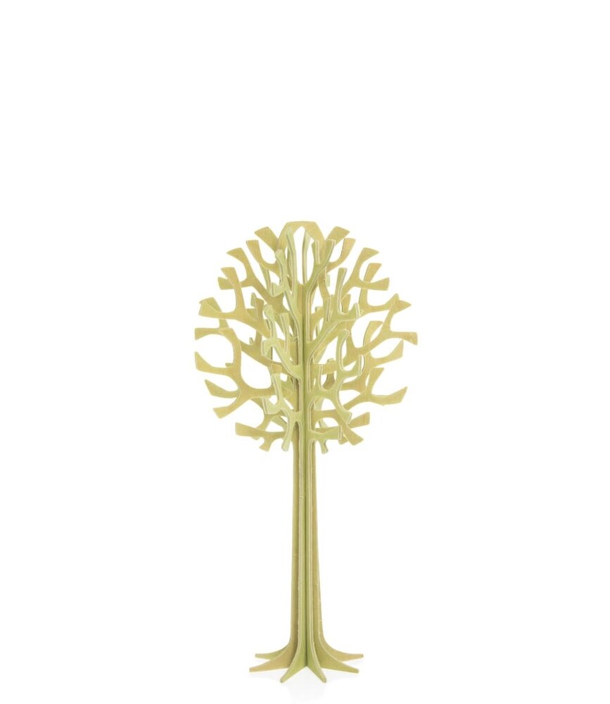 LOVI Lovi Tree 16.5 cm Pale Green - Birch wood 3D tree DIY package LOVI Lovi Tree 16.5 cm Pale Green - Birch wood 3D tree DIY package