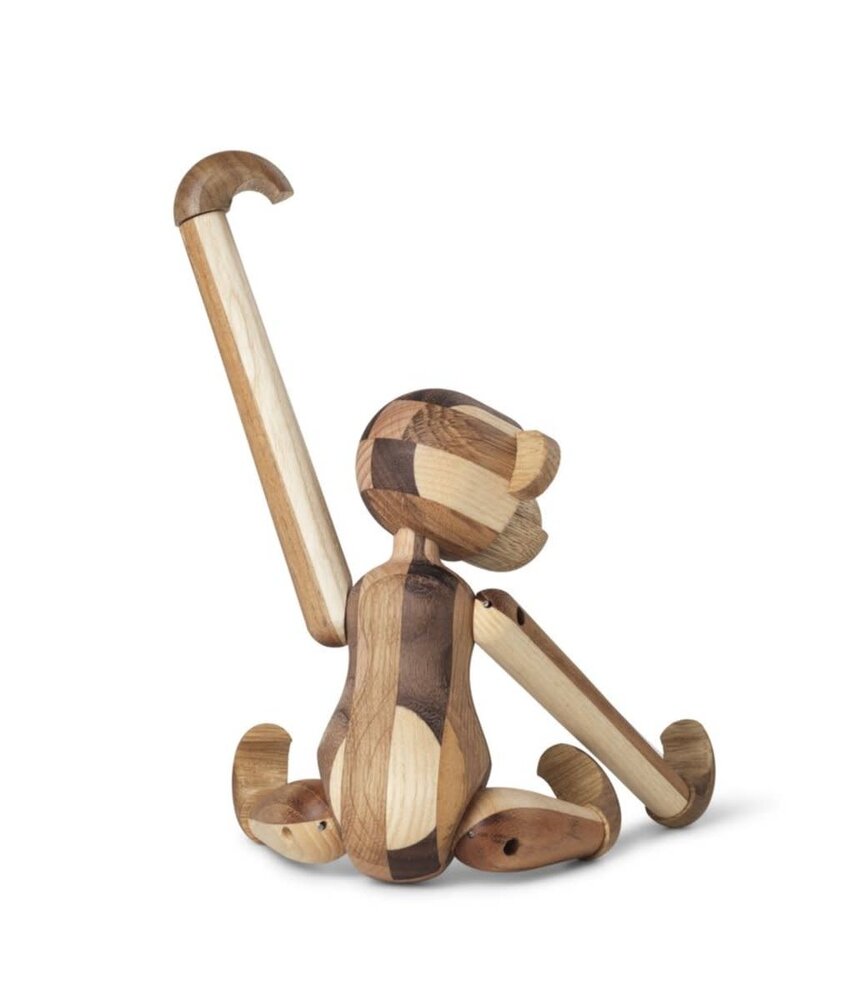 Kay Bojesen Denmark Kay Bojesen Monkey Reworked Anniversary small H19.5cm mixed wood Kay Bojesen Denmark Kay Bojesen Monkey Reworked Anniversary small H19.5cm mixed wood