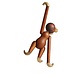 Kay Bojesen Denmark Kay Bojesen Monkey small H19.5cm teak en limba Kay Bojesen Denmark Kay Bojesen Monkey small H19.5cm teak en limba