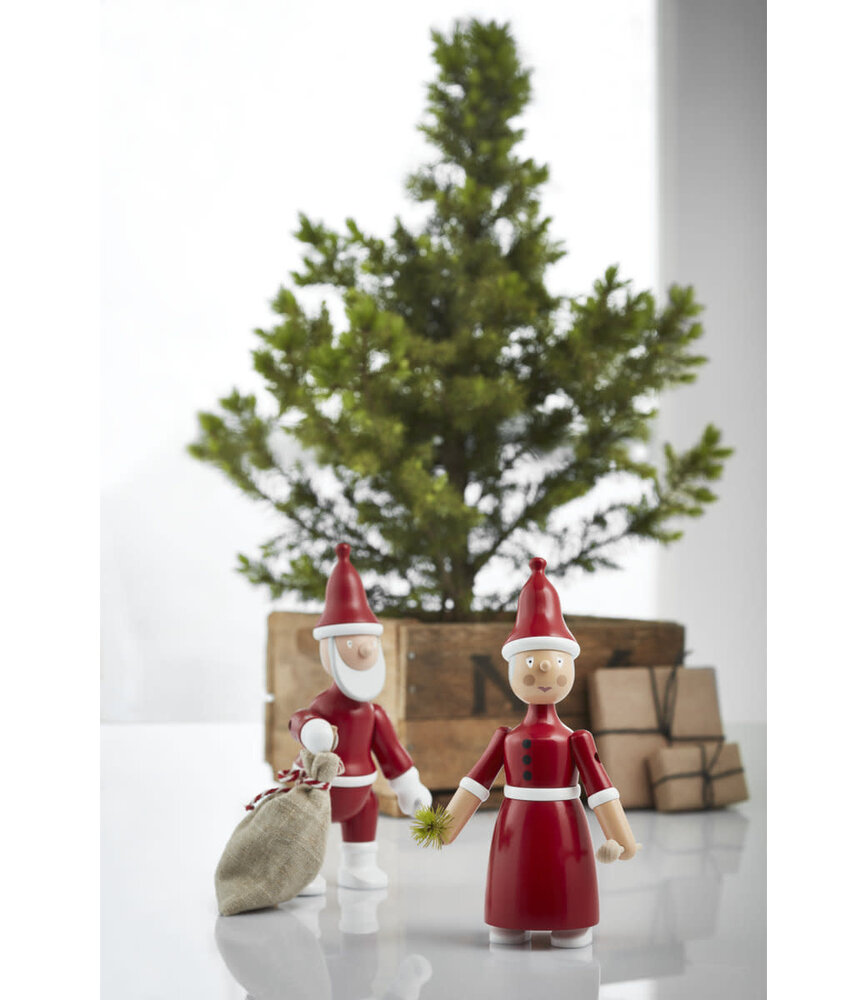 Kay Bojesen Denmark Kay Bojesen Santa Claus H19.5 cm red-white Kay Bojesen Denmark Kay Bojesen Santa Claus H19.5 cm red-white