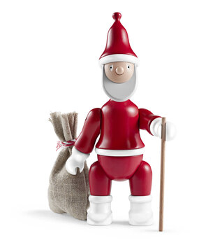 Kay Bojesen Denmark Kay Bojesen Santa Claus H19.5 cm rood-wit