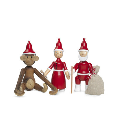 Kay Bojesen Denmark Kay Bojesen Santa Claus H19.5 cm red-white Kay Bojesen Denmark Kay Bojesen Santa Claus H19.5 cm red-white