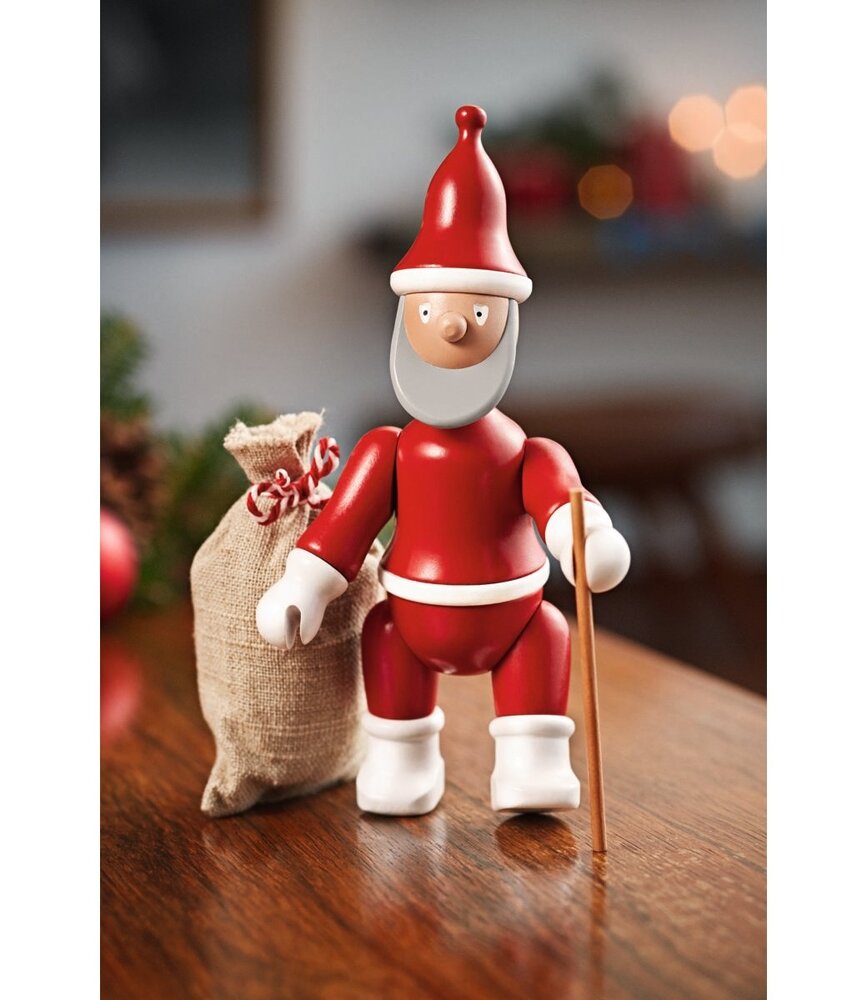 Kay Bojesen Denmark Kay Bojesen Santa Claus H19.5 cm red-white Kay Bojesen Denmark Kay Bojesen Santa Claus H19.5 cm red-white