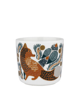 Marimekko Marimekko Ketunmarja beker 2dl zonder oor bruin-groen